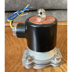 BACO 110V Ac 1/2" Electric Solenoid Valve Water Air Gas Model 2w-160-15